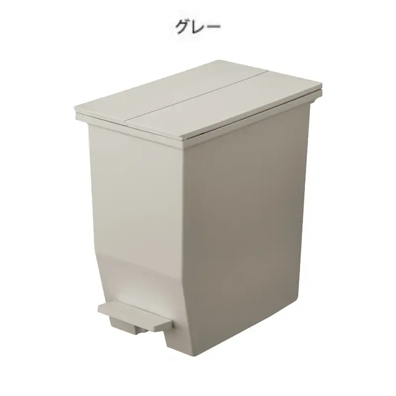 SOLOW ソロウ　ペダルオープンツイン 20L　ゴミ箱 ペダル式 キャスター付き 省スペース 抗菌 防汚 キッチン トイレ ブラック