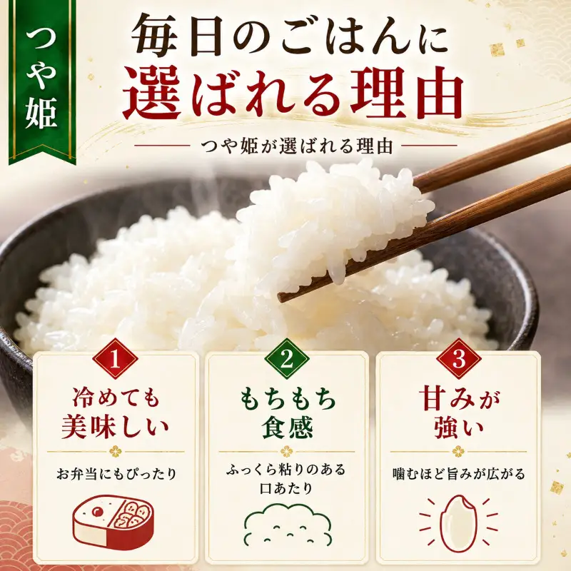 【定期便2回】 つや姫 5kg(5kg×1袋) 令和8年産 新米 先行予約 宮城県産 米 精米