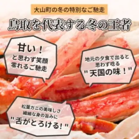 【11月中旬以降順次発送】ボイル松葉ガニ(600g～700gを1枚)　OM-18【配送不可地域：離島・北海道・沖縄県・東北・信越、北陸】【1745613】