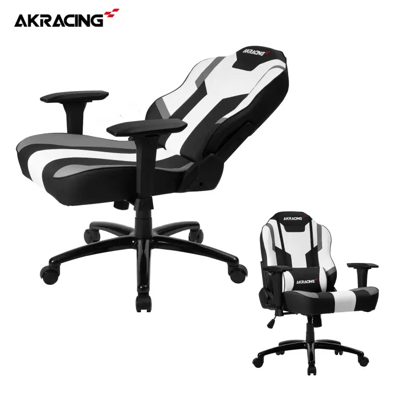 AKRacing MJ Grey エーケーレーシング ゲーミングチェア ローバックチェア（ランバーサポート付き）