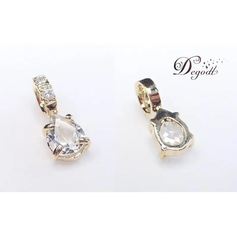 Ｄegoddデゴッド ホワイトトパーズPSネックレス ネックレス 首飾り 天然石ネックレス 天然石アクセサリー ジュエリー シンプル 普段使い 華奢 クリアー