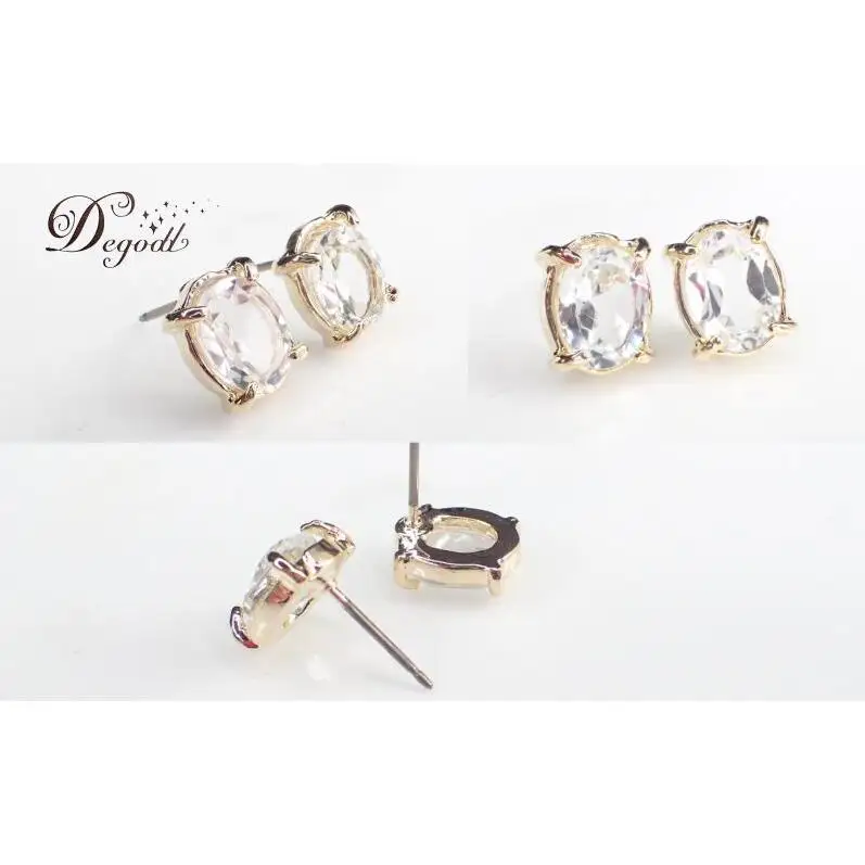 Ｄegoddデゴッド ホワイトトパーズOVピアス＆ネックレス ネックレス ピアス アクセサリー 天然石 天然石アクセサリー 透明 トパーズ レディース 普段使い シンプル 揺れない 揺れないピアス ジュエリー