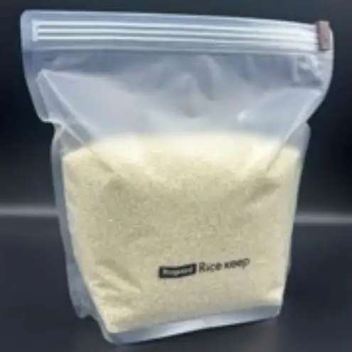 ライスキープ（高機能米保存用ジップバッグ）3枚セット 保存袋 お米 常温保存 虫が湧かない カビ防止 ジッパーバッグ ジッパー付き保存袋 チャック付きポリ袋 チャック袋 ジップ袋 東京都 文京区
