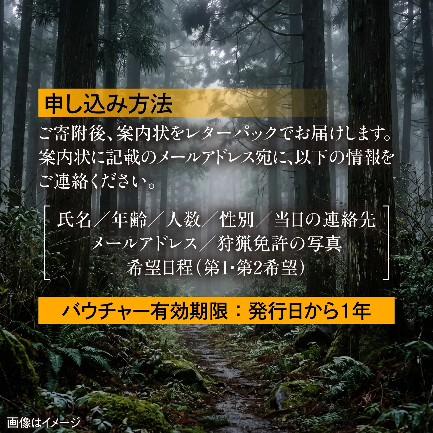 【狩猟免許保持者向け】プロ猟師同行・狩猟ガイドツアー[AXCK007]