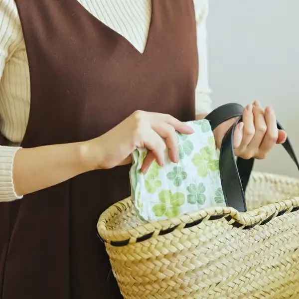 白雪友禅はんかち3枚セット（クローバー・桜ピンク・ガーベラ）【ksy16】