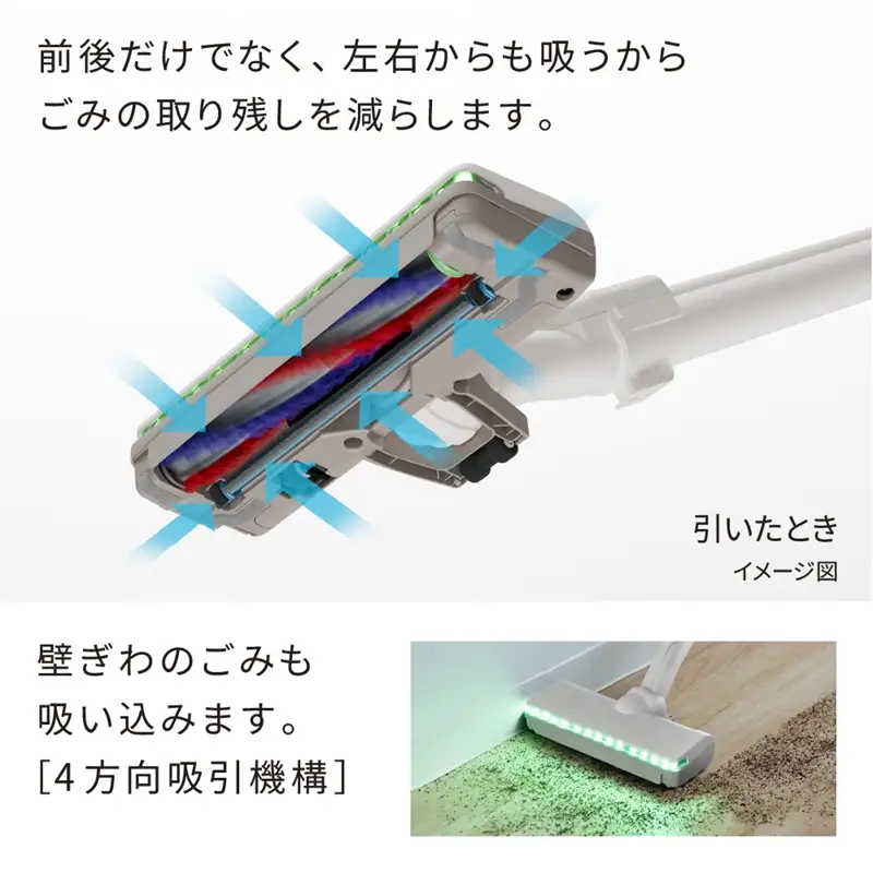 日立【自動ごみ収集ドック付スティック】掃除機　PV-BG1000R (W)【 HITACHI 日立 家電 茨城県 日立市 】