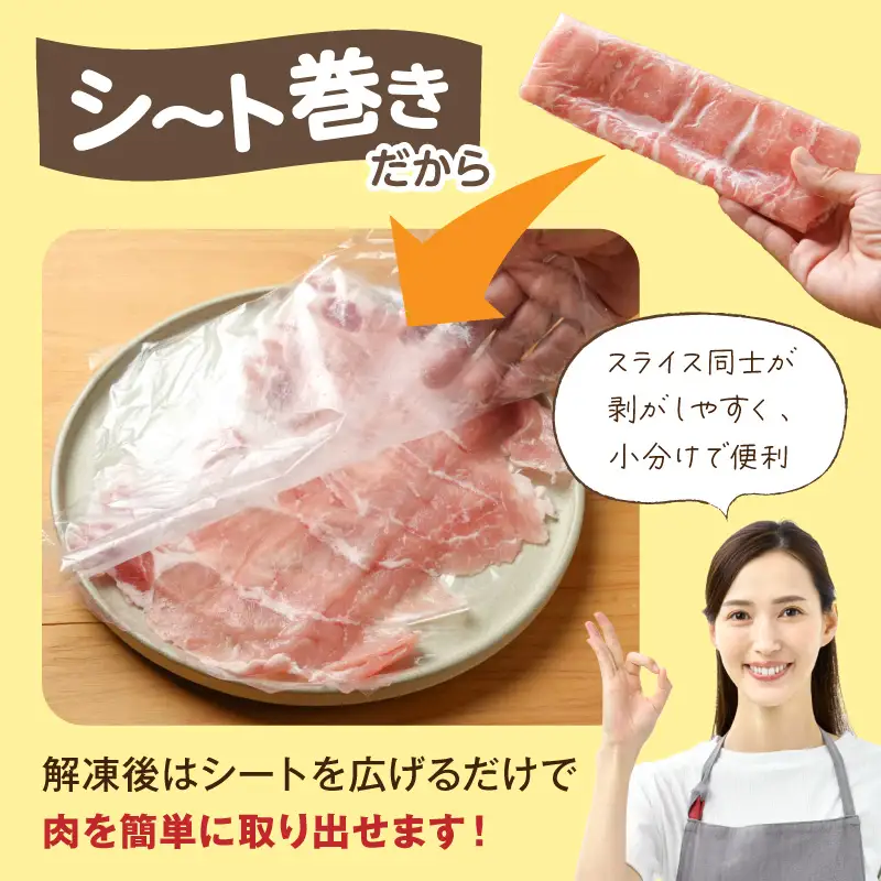 延岡よっとん ロース＆バラ シート巻 各400g×2 N0220-YA779