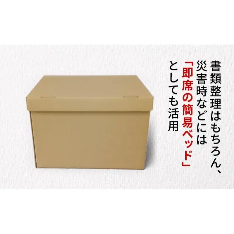 文書保存箱30ケース 収納 整理 文書 書類 A4 箱 ダンボール フタ付き 保管 大容量 頑丈 耐久性 組み立て簡単 道具不要 静岡県 森町