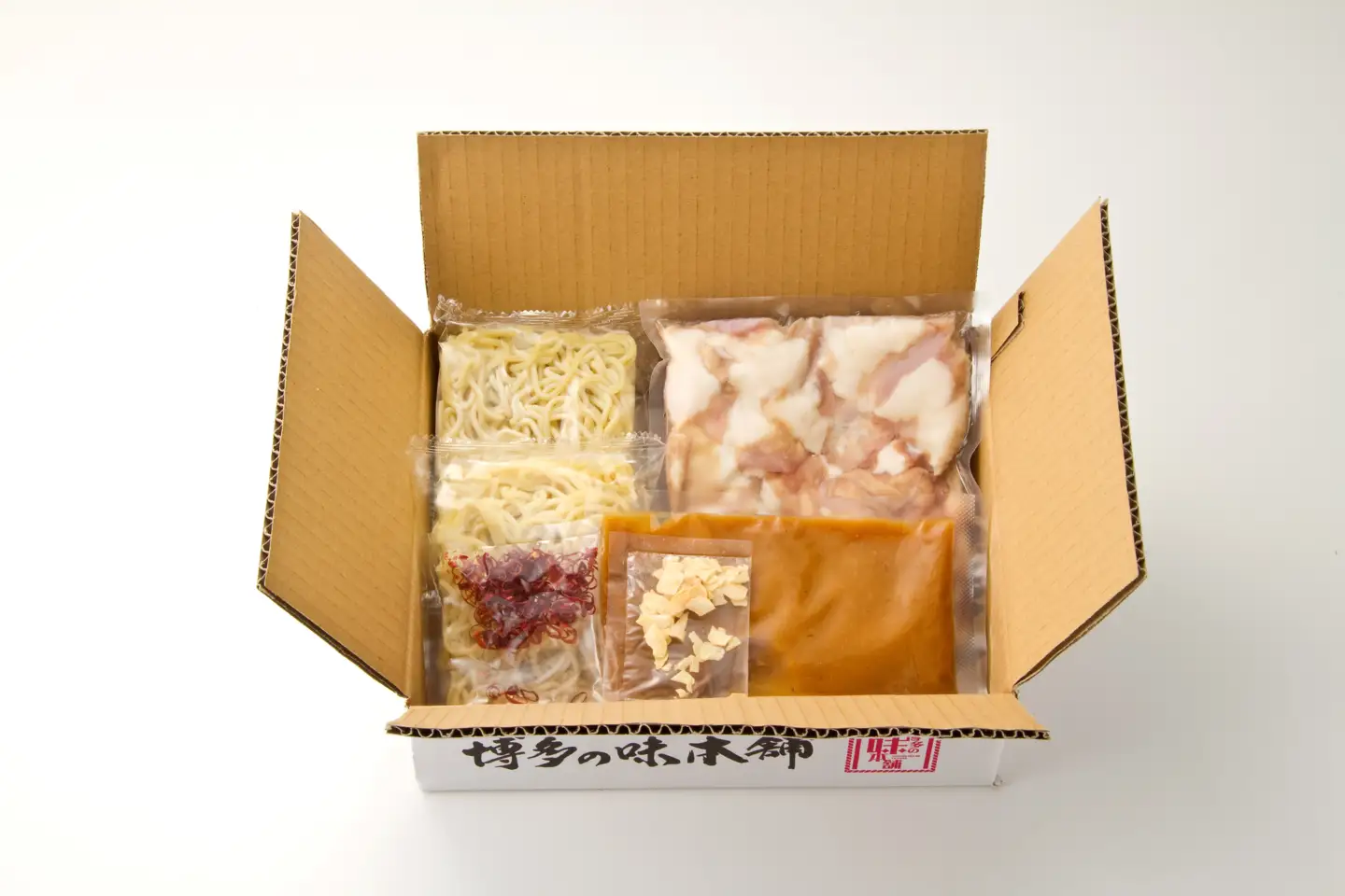 博多の味本舗　厳選国産牛もつ鍋　食べ比べ(味噌味・醤油味)