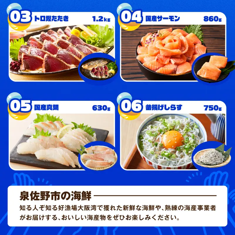【期間限定】泉佐野 海鮮ガチャ（寄附10,000円コース）