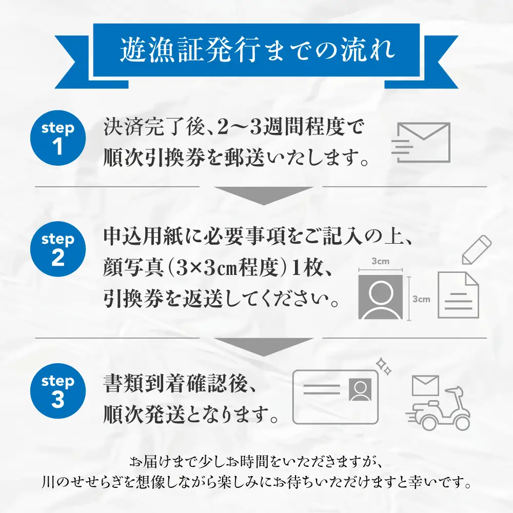 【一般（女性） あゆ＆渓流魚 年間遊漁証引換券（令和８年シーズン用）】 釣り あゆ 鮎 あゆ釣り 鮎釣り 年間遊漁証引換券 年券 チケット 引換券 根尾川筋漁業協同組