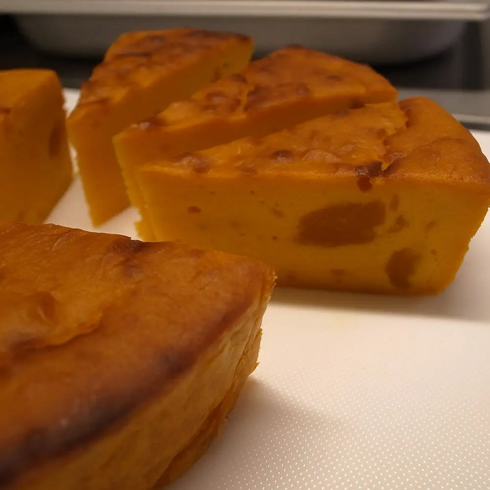 やまぶんのかぼちゃのチーズケーキ 2個 （冷凍） 上小阿仁村