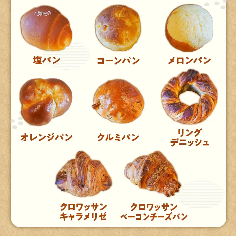 『mon coeurの厳選パンセット≪１２個≫』  H196-003