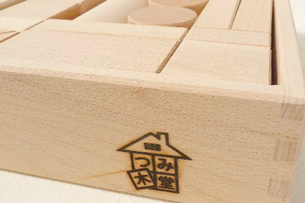 はじめてのつみ木（340×250×90mm）天然無垢 白木つみ木 つみき 積み木 木のおもちゃ つみ木堂 群馬県 明和町