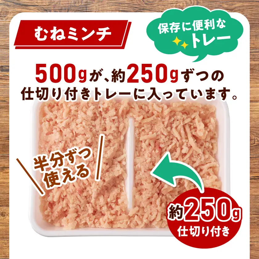 宮崎県産鶏もも切り身&ミンチ2kg〔AA-89-020-2kg〕_(都城市)