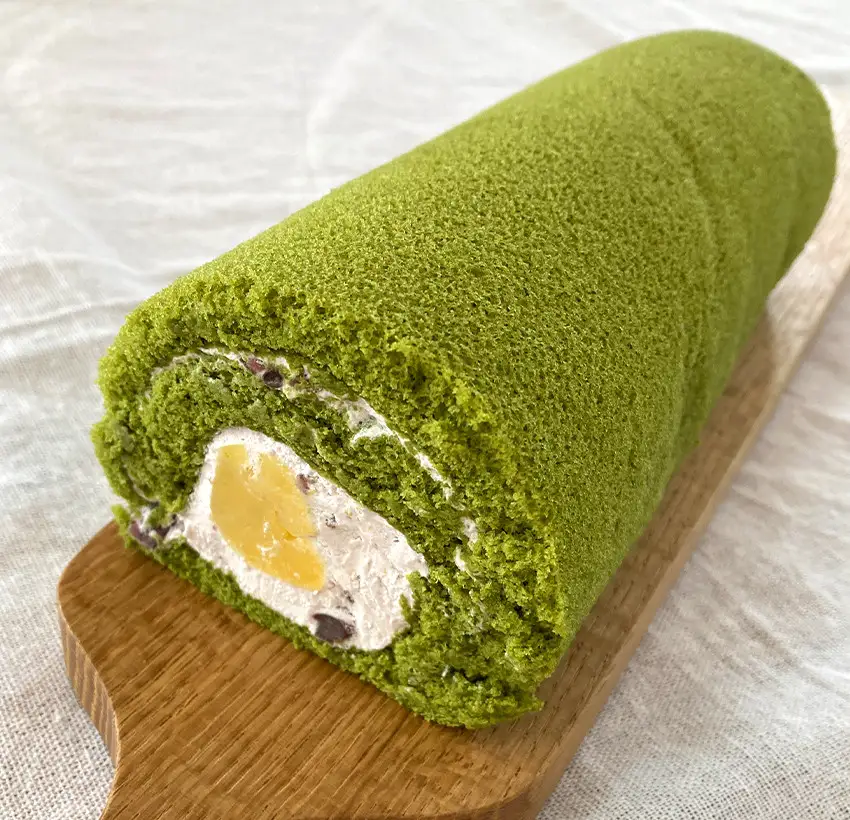 松崎町老舗お菓子処「甘泉堂」の手作りシューロール･抹茶ロールケーキセット　　2本 ロール ケーキ 栗 抹茶 小豆 生クリーム お菓子 洋菓子 スイーツ デザート おやつ 手造り 誕生日 手土産 お土産 プチギフト 静岡県  伊豆 松崎