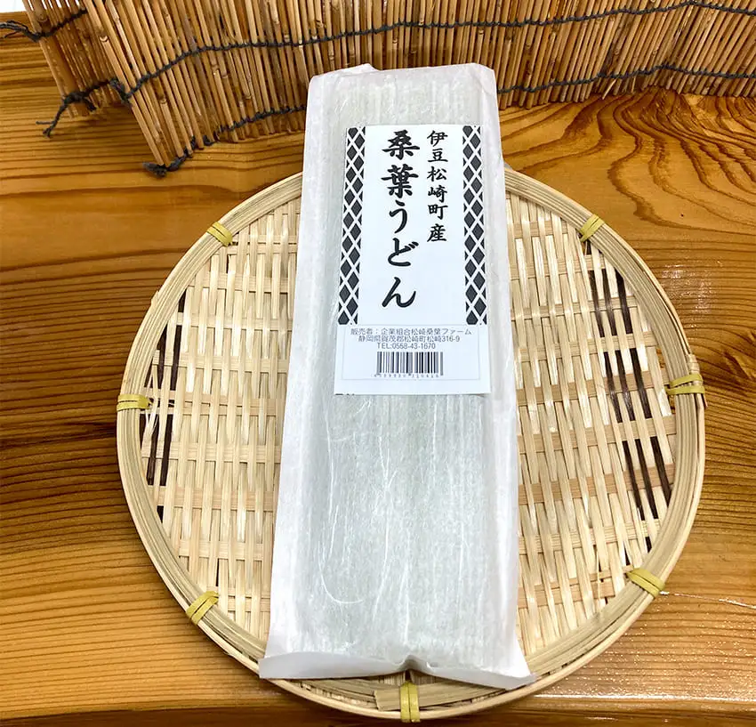 松崎町産桑葉茶セット 桑葉茶パウダー100g＋1gスティック10本＋桑葉うどん200g
