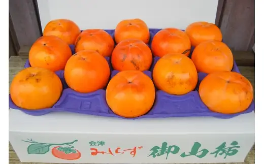 会津身しらず柿 (訳あり・家庭用) 約4.5kg (13個から20個入り) 渡部柿園産 【2026年11月上旬から12月上旬発送予定】｜会津若松 訳アリ 果物 フルーツ 柿 みしらず かき カキ 会津身不知柿