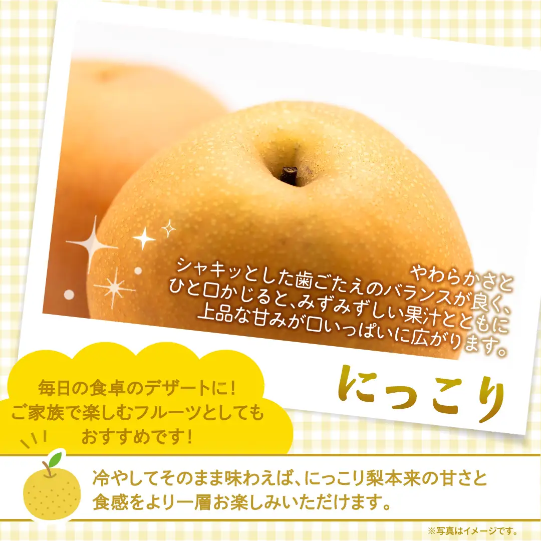 ＜ 訳あり ＞ にっこり 約5kg 【2026年10月より発送開始】（茨城県共通返礼品 [梨]：大子町産）