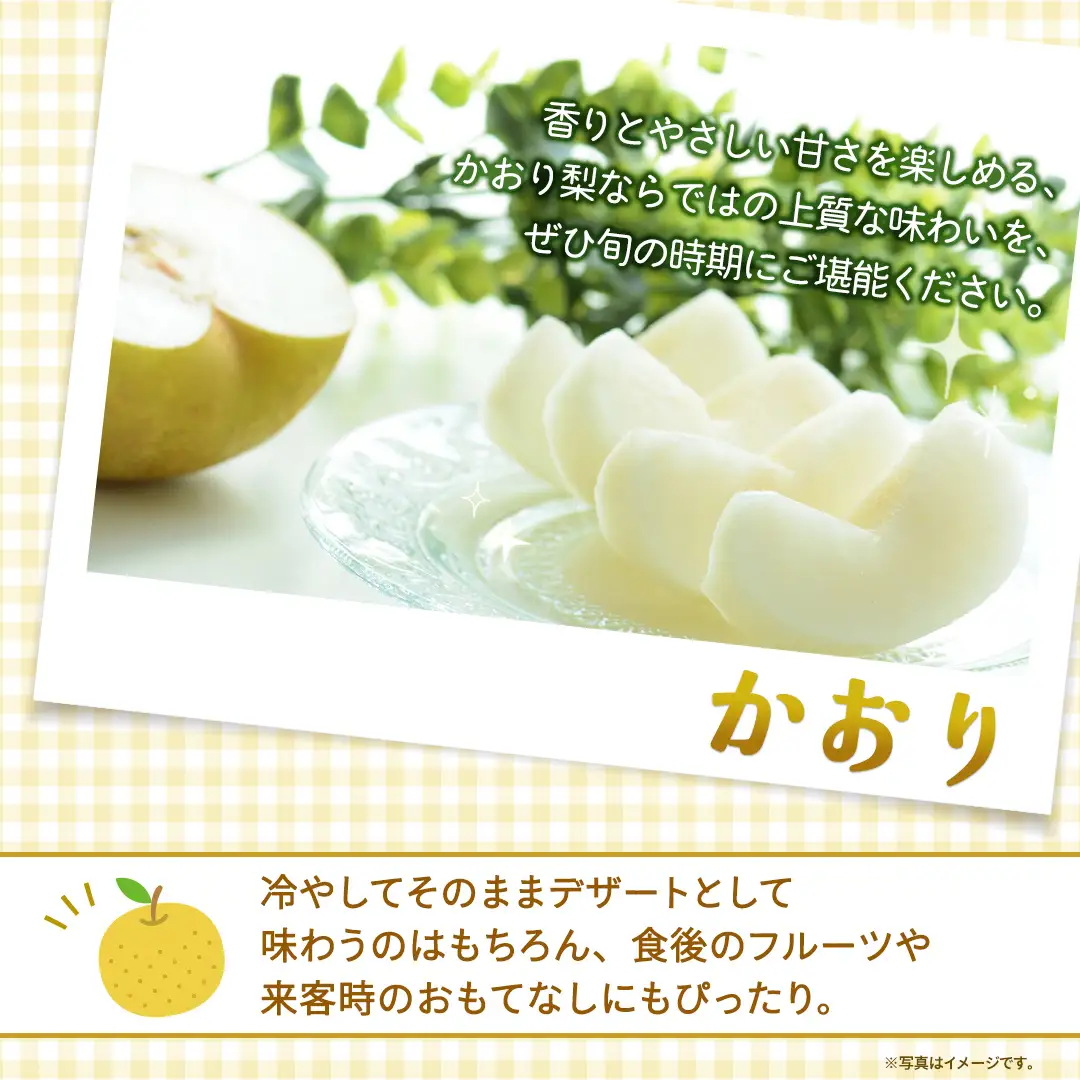 かおり 約5kg 【2026年9月より発送開始】（茨城県共通返礼品 [梨]：大子町産）