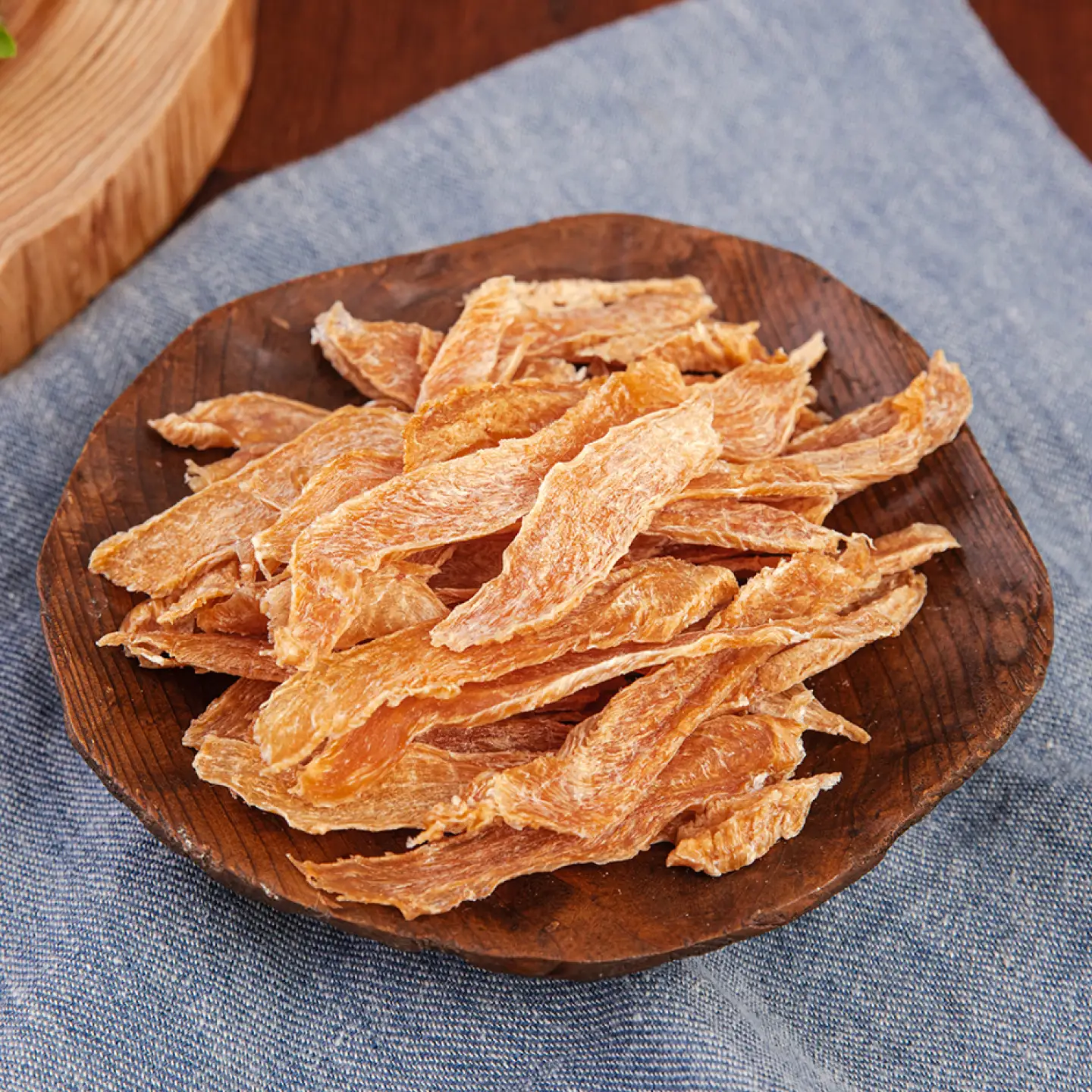【全3回定期便】国産 鶏むね肉ジャーキー（80g×2袋）【ペットフードYM japan】[AKEX036]