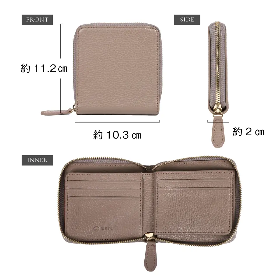 フォレストグリーン MURA 二つ折り財布｜財布