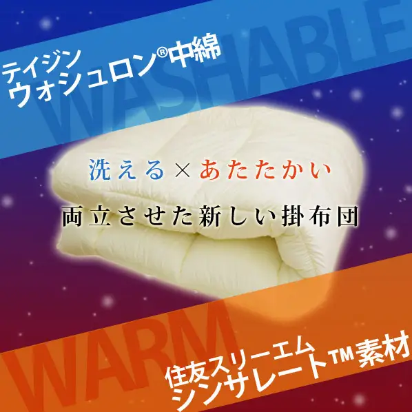アラエマックス　シンサレート　ウォシュロン洗える掛布団　シングル(araeru-0251)