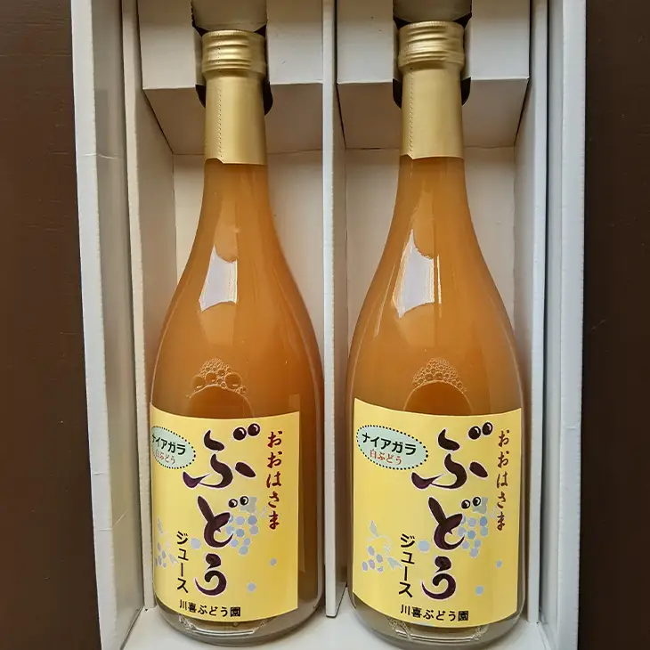 ぶどうジュース （ナイアガラ） 750ml×2本 【2489】