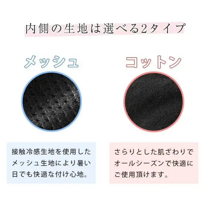 ロサブラン【遮光雑貨】遮光手袋 ブラック Fサイズ [メッシュタイプ]
