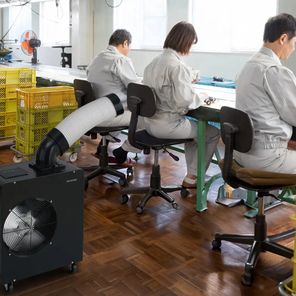 スポットクーラー 1.8kW ISAC-1801U-B ブラック