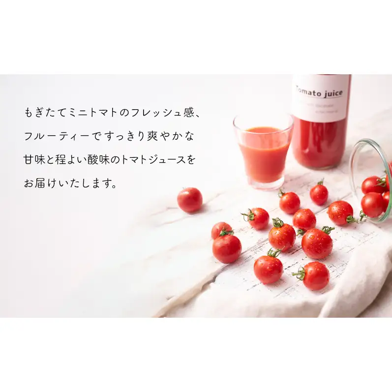 2026年産 ミニトマトジュース 180ml×6本 北海道 仁木町