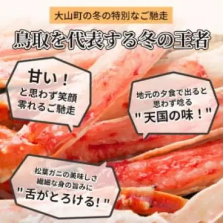 【11月中旬以降順次発送】ボイル松葉ガニ(600g～700gを1枚)　OM-18【配送不可地域：離島・北海道・沖縄県・東北・信越、北陸】【1745703】