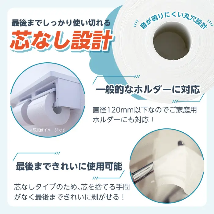 トイレットペーパー シングル 5倍巻き 32個 芯なし ペンギンコンパクトロール 【桂紙業】 a1110