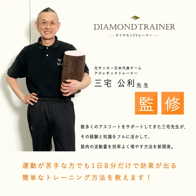 ダイヤモンドトレーナー （ ブラウン×シルバーグレー ）