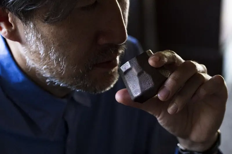 “ hikiZAN ”Premium Titanium Sake Vessel 2nd model【 日本酒 酒器 茨城県 日立市 】