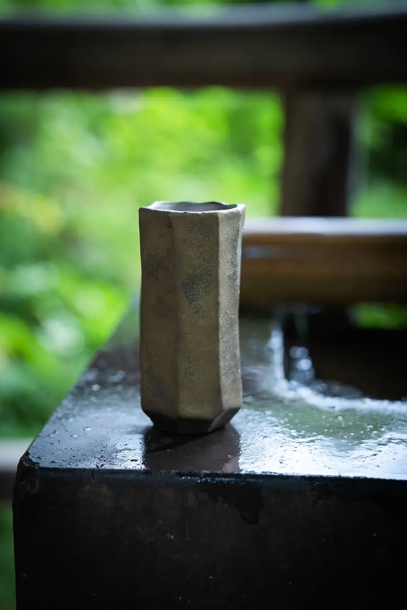 “ hikiZAN ”Premium Titanium Sake Vessel 3rd model【 日本酒 酒器 茨城県 日立市 】