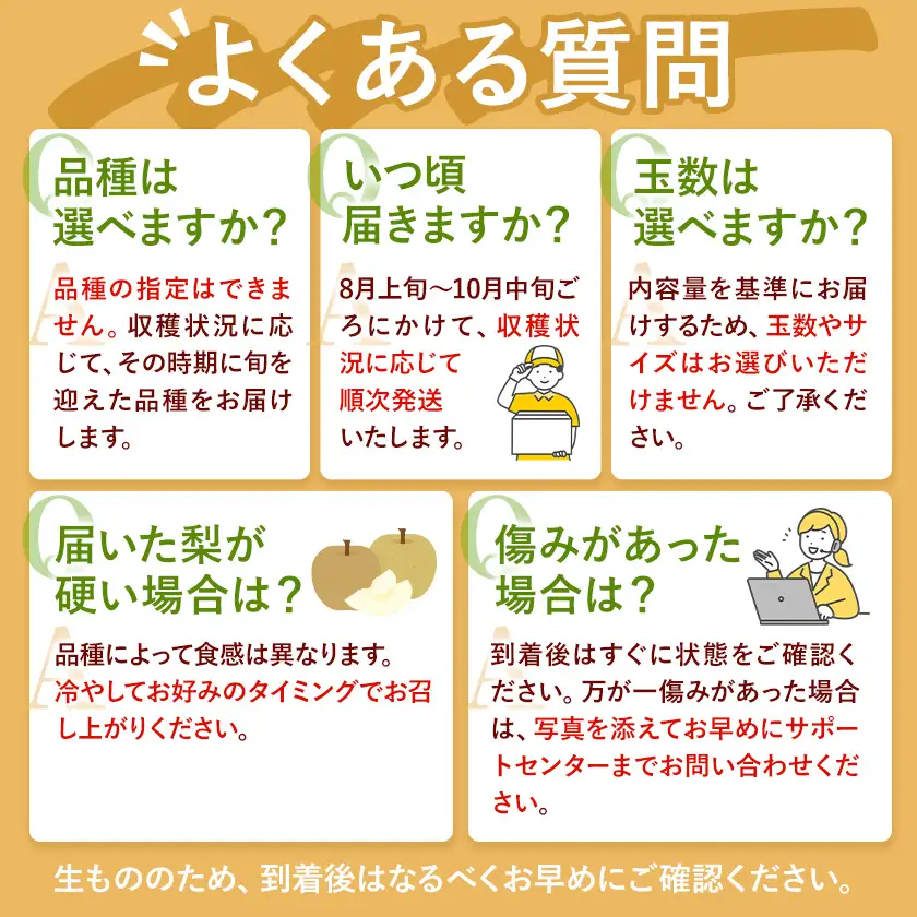 【2ヶ月定期便】先行予約 訳あり 旬の梨 計8kg 約4kg×2回 幸水 豊水 あきづき 新高 にっこり