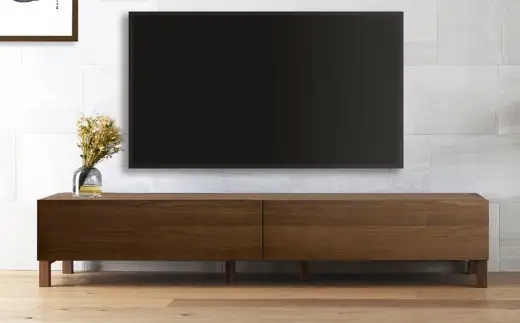 LECCE レッチェ 150ローボード ウォルナット 【 10年保証 】 ローボード TVボード テレビボード テレビ台 棚 収納家具 収納 家具 インテリア 木材 木製 ウッド