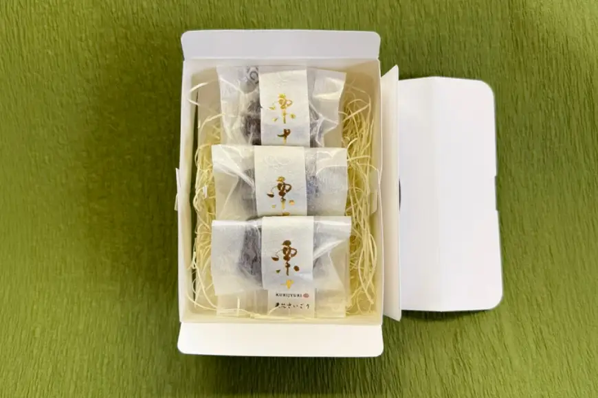 栗 渋皮煮 栗十里 極 3個入り(箱)