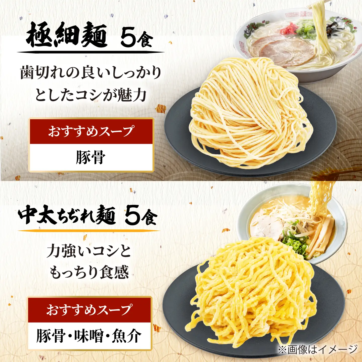 生中華麺5種類セット 生麺 ラーメン セット 愛西市 / (株)ダイイチ食品[AEDU001]
