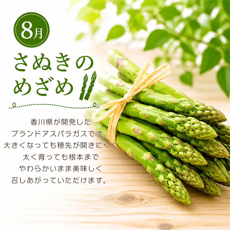 【定期便3回】 桃 マスカット アスパラ 定期便