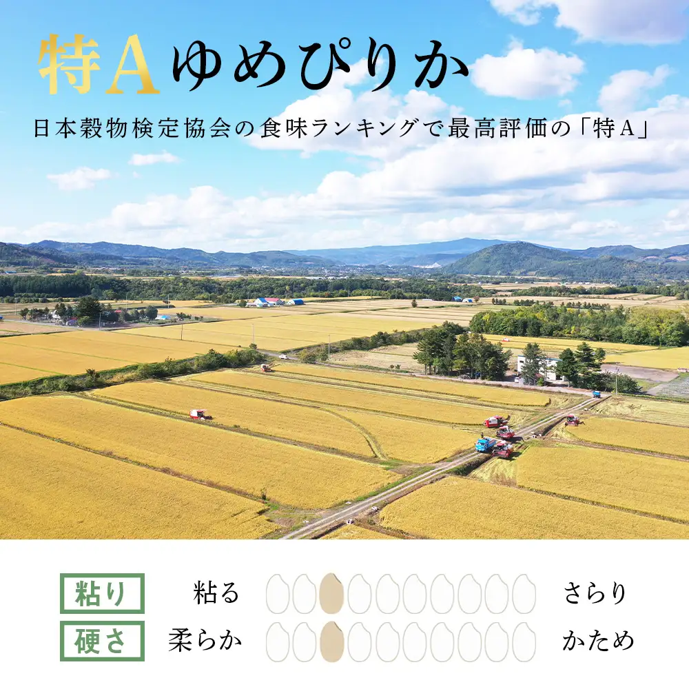 【10月発送】北海道産ゆめぴりか 5kg(通常パック5kg×1袋)