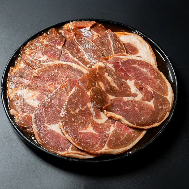 ラムショルダーロール味付け 2kg（500g×4パック） 羊肉 ジンギスカン 北海道十勝更別村 F21P-1565
