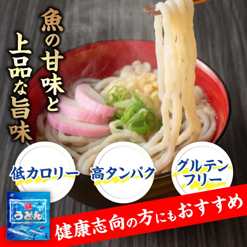 日南 魚うどん 2種 セット 8食分 つゆ付き_CD90-26