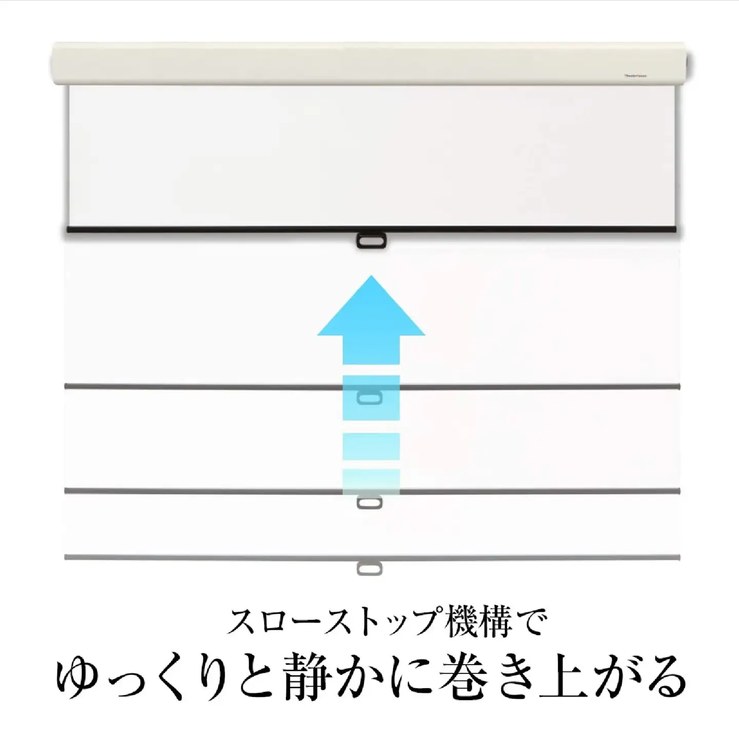プロジェクタースクリーン 16：10 100インチ ケース付スプリングタイプ / プロジェクター [O-012009]