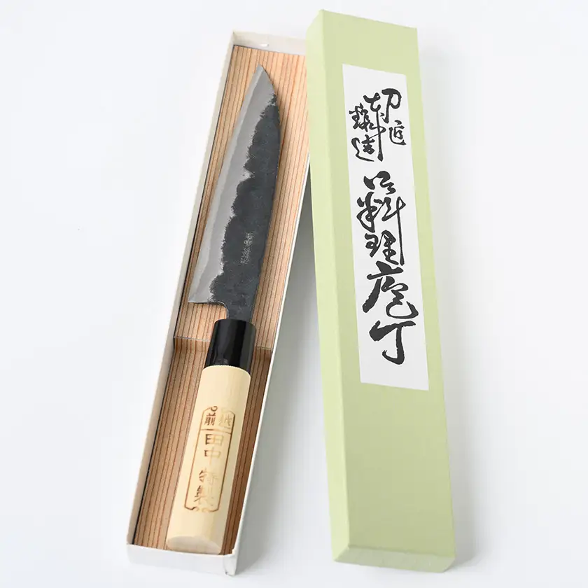 田中惣一商店特製「エサ切り包丁」150mm(安来鋼,青鋼入)【配送不可地域：沖縄県】【1761953】