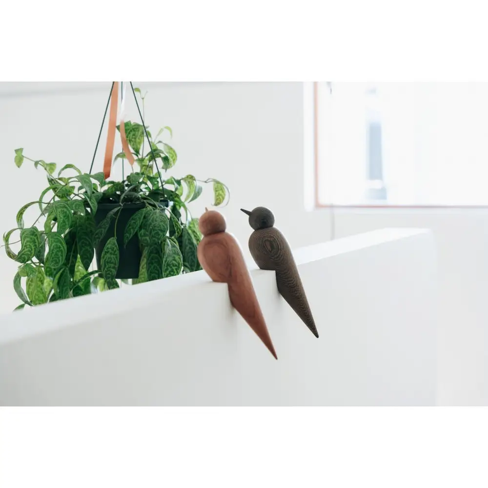 【Bubinga（ブビンガ）：あか茶】【銘木再生】幸運を運ぶ木製オブジェliving_bird 燕