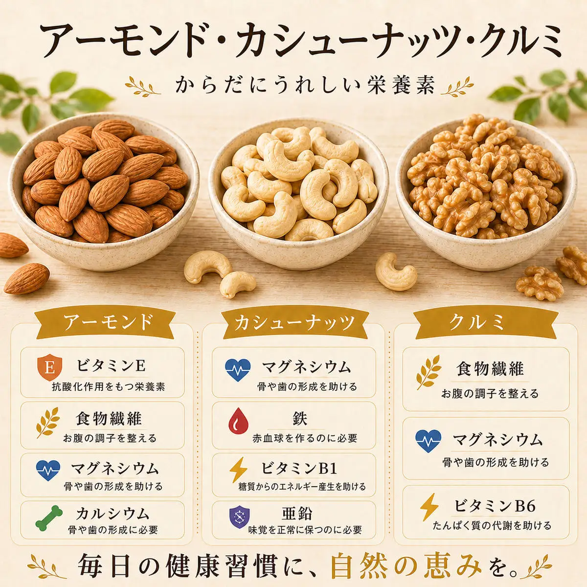 ミックスナッツ 素焼き 無塩 小分け 個包装 180g 20g×9袋 小袋 3種 アーモンド カシューナッツ くるみ 胡桃 食塩不使用 植物油不使用 お試し ロカボ 常温 おつまみ おやつ 間食 ナッツ 兵庫県明石市 みの屋