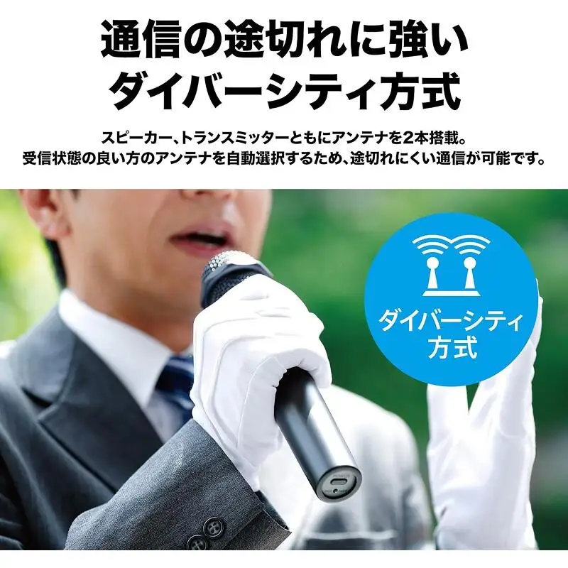 デジタルワイヤレスアンプシステム ATW-SP1910/MIC オーディオテクニカ