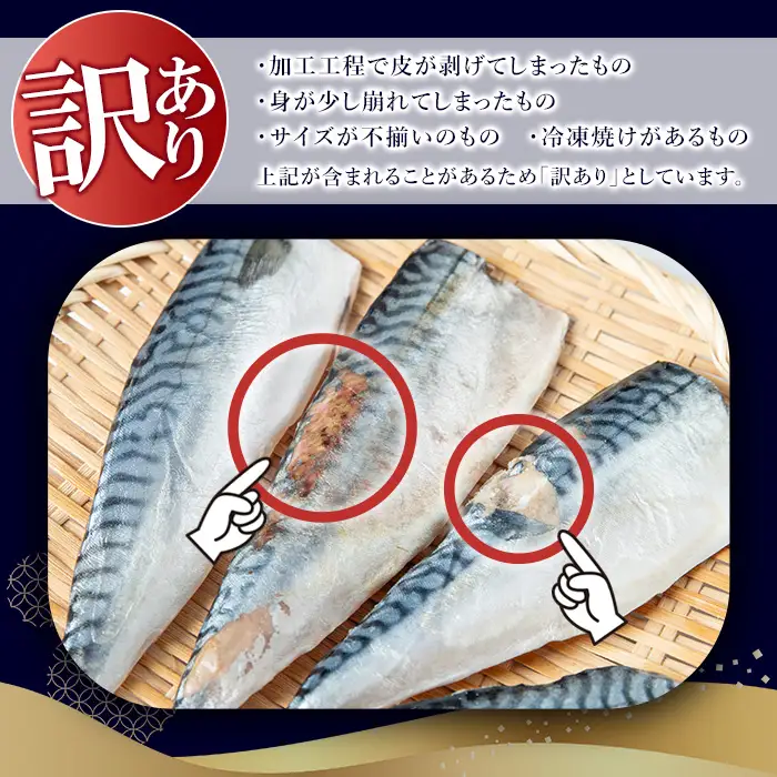 訳あり 無塩 とろさば フィーレ 約2kg 干物 さば フィレ 切り身 【みのだ食品】No.1383-B  